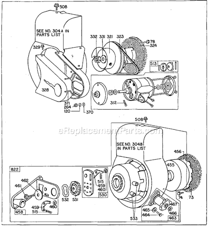 Page C Diagram and Parts List for 60200  Briggs and Stratton Engine